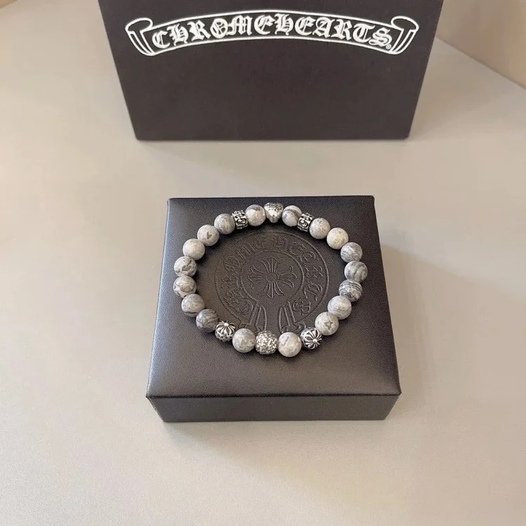 Chr Ome Hea Rts Bracelets