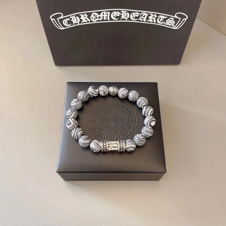 Chr Ome Hea Rts Bracelets