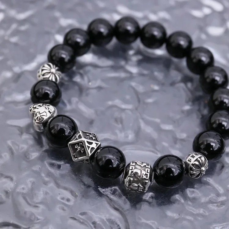 Chr Ome Hea Rts Bracelets