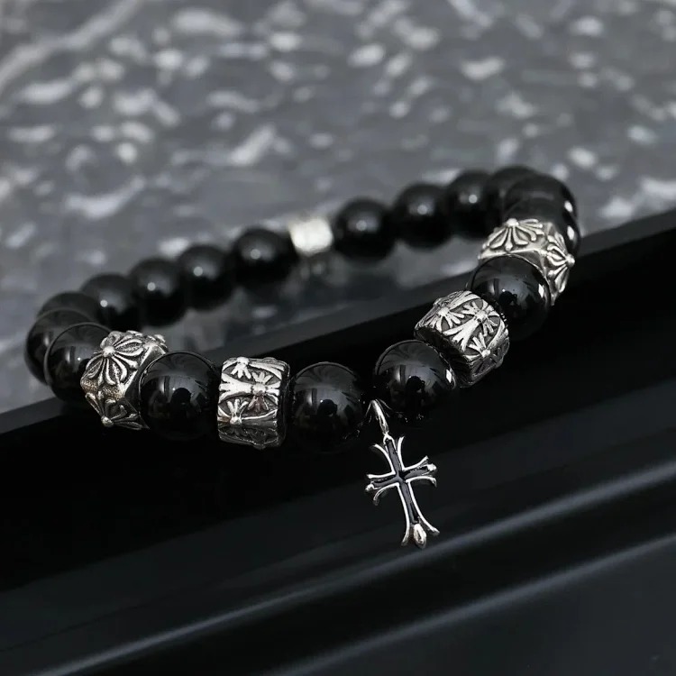 Chr Ome Hea Rts Bracelets